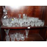 A collection of assorted glasses, etc