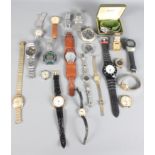 A selection of ladies and gentlemen's wristwatches by Seiko, Casio, Avia and others