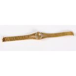 An 18ct gold and diamond cocktail watch by Uti, 31.2g gross