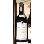 A bottle of Gould Campbell 1977 vintage port