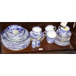 A Royal Crown Derby oriental design part combination service