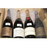 Four bottles of champagne, including Bollinger Special Cuvee, Veuve Clicquot Ponsardin Brut 1973 &