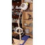 An Anglepoise desk lamp