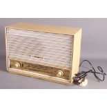 A mid 20th Century Ferranti mains radio, in cream plastic case