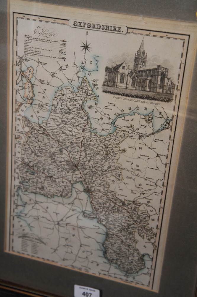 Levens? Feb '78: study of an Italian hill town, 10 1/2" x 14 1/2", in gilt frame, and a 19th Century - Bild 2 aus 2