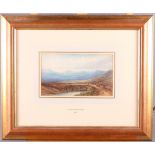 James Whittet Smith, 1867: watercolours and body colour landscape, "Glenn Torridon" with distant