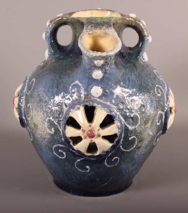 An Amphora Morania textured decorated jug vase, 8" high - Image 3 of 4