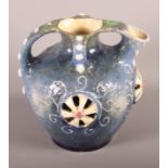 An Amphora Morania textured decorated jug vase, 8" high