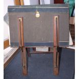 A 19th century mahogany folio stand