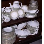 A Royal Doulton "English Renaissance" pattern combination service, eighty pieces approx