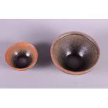 Two Chinese pottery Kicho bowls