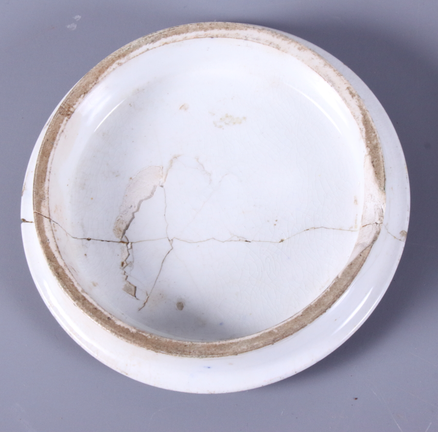 Five 19th century Prattware pot lids including Shakespeare's House, Stratford upon Avon, Little - Image 5 of 9