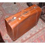 A 1960s leather case with fitted interior