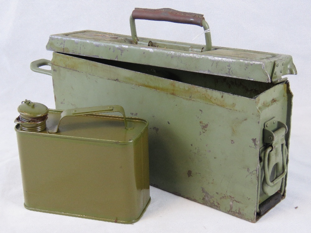 An MG53 gunners kit, oil etc, 36 x 17cm.