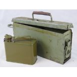 An MG53 gunners kit, oil etc, 36 x 17cm.