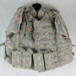 A current US issue Bulle body armour/vest with accessories.