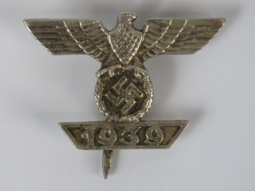 A fine quality reproduction WW2 Nazi German Iron cross bar (3cm high) with fitted case;