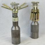 Two inert PTAB 85 cluster bombs.