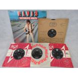 Elvis Presley "Jailhouse Rock" / "Treat Me Nice" vinyl 78 record without original sleeve together