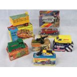 A boxed Corgi beast carrier No58 and a Dinky Toys Ferrari P5 No220, both with boxes.