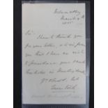 A handwritten and signed letter from Francis Russell (1788-1861),