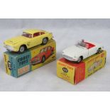 An original Corgi MGB sports car No113, together with an Aston Martin DB4 No218 a/f,