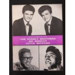 A 1963 tour programme featuring the Rolling Stones as a warm up act starring The Everly Brothers,