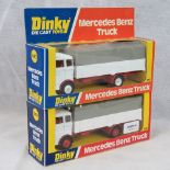 Two Dinky Mercedes Benz trucks No940, each within original box.