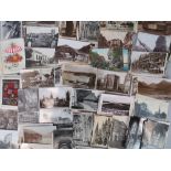 A large quantity of topographical and geographical postcards and photocards, approx 260 in total.