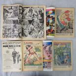 Three vintage DC comics: Firestorm the nuclear man, No.1; Mister Miracle No.