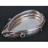 An unusual Victorian HM silver dish/tray in the form of a horse collar, retailed by H.