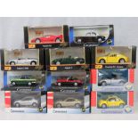 Four Miesto boxed special edition cars, seven Cararama boxed cars.