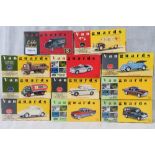 Eleven boxed 1/43 scale Vanguards model vehicles, within original boxes.