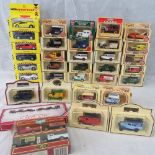 Over 30 die-cast model cars,