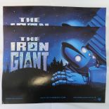 An original Warner Brothers poster for the film 'The Iron Giant' 32cm x 40.