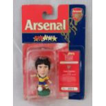 A limited edition Corinthian Arsenal "Pro Stars" figure signed by former-Arsenal Striker Frank