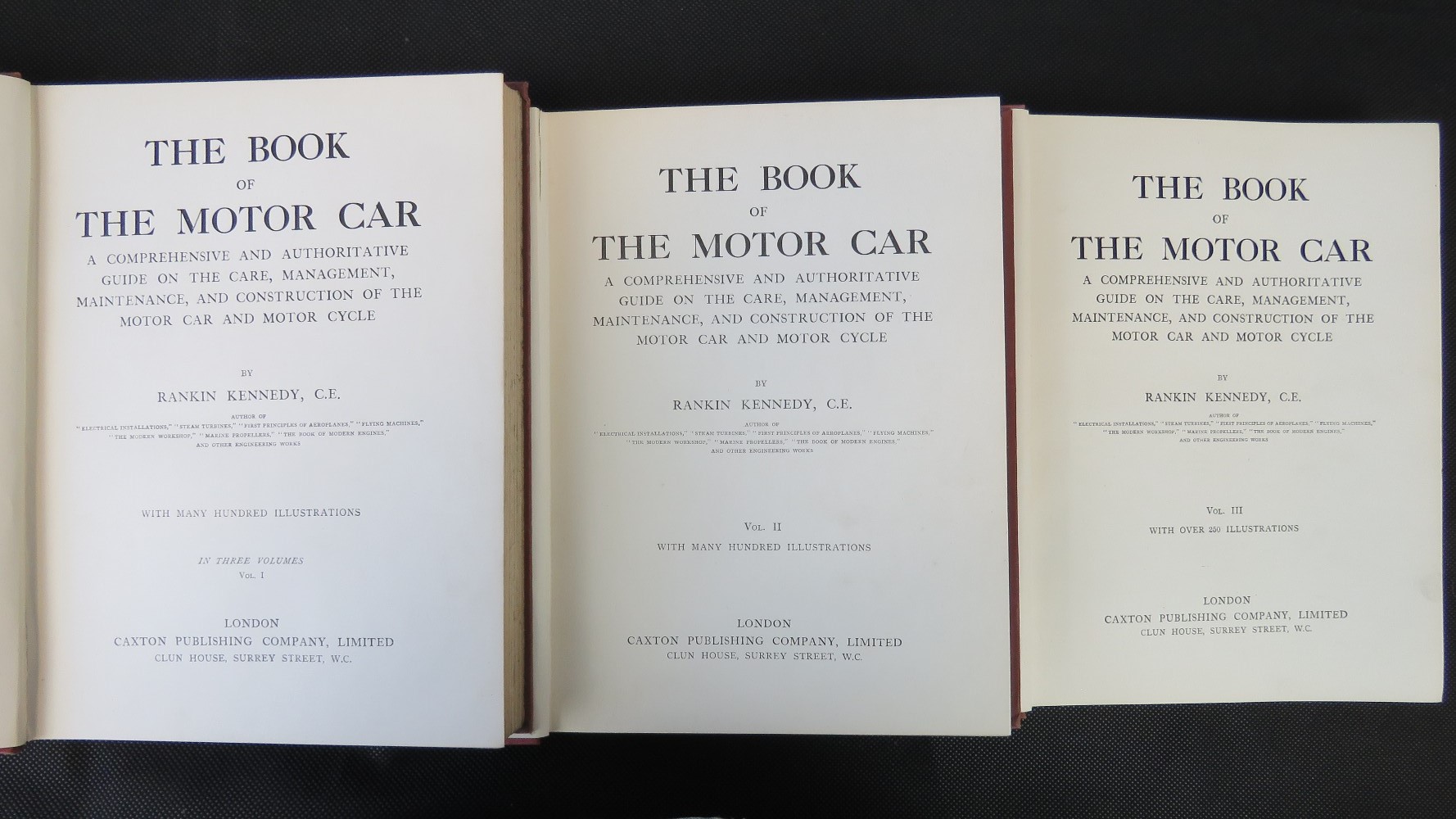 Books. Three volumes of The Book of the Motor Car by Rankin Kennedy. - Image 2 of 2