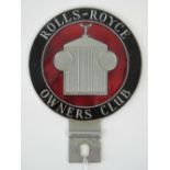 A vintage 'The Order of the Road' 55 year driver grill badge.