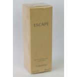 Calvin Klein; a brand new Escape eau de parfum spray, 100ml, within original box and plastic wrap,