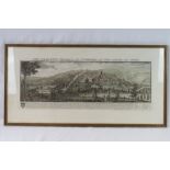 A 19th century copper engraving of "The South West Prospect of Guildford,