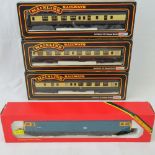 A boxed 00 H0 gauge BR Class 47 diesel locomotive,