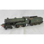 A Bassett-Lowke tin plate O gauge 4-4-0 locomotive and tender 'Prince Charles' No 62453,