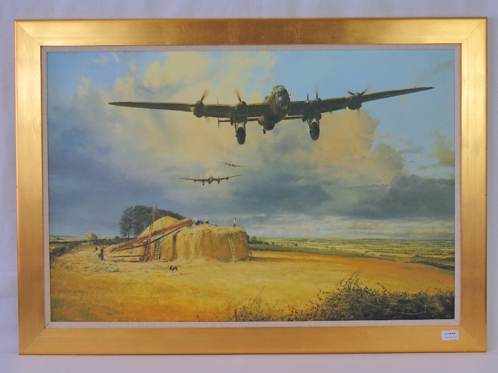 Limited Edition print; 'Last Flight Home' by Robert Taylor, No 3 of 50, framed, 60 x 90.5cm.