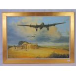 Limited Edition print; 'Last Flight Home' by Robert Taylor, No 3 of 50, framed, 60 x 90.5cm.