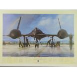 Limited Edition print; 'Outrun the Thunder' by John Shaw, No 204 of 500,