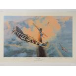 Limited Edition print: 'Grey Cap Leader' by Robert Taylor, No 664 of 850,