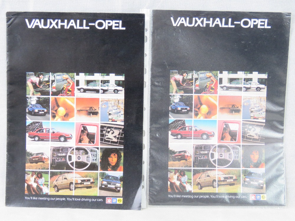 Two original copies of the Vauxhall-Opel