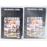Two original copies of the Vauxhall-Opel