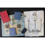 A small quantity of Masonic regalia incl