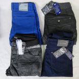 Four pairs of mens jeans, size 34R; all